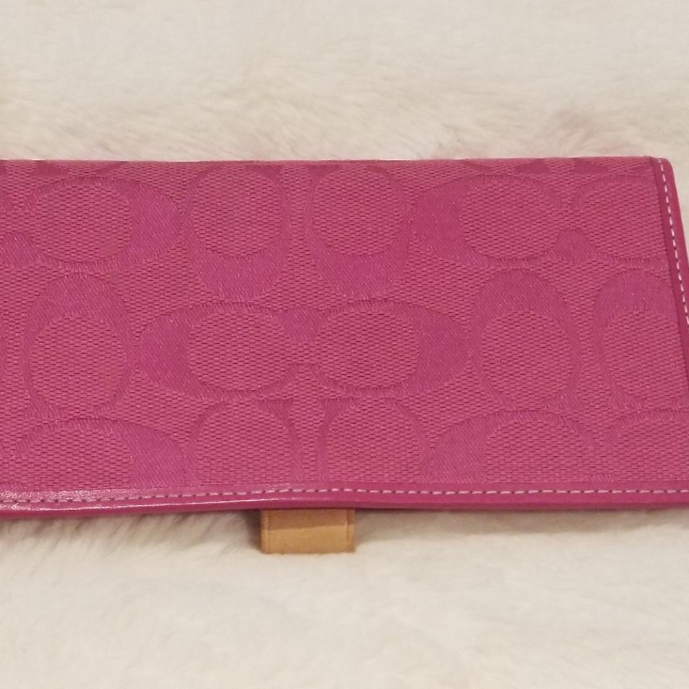 Coach Checkbook/Pen Holder